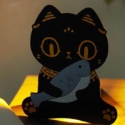 88VIP会员：大英博物馆 安德森猫 萌猫摸鱼感应小夜灯