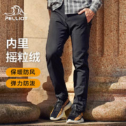 PELLIOT 伯希和 软壳裤户外男女加绒登山长裤保暖徒步防风防水弹力抗寒 12830708