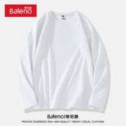 Baleno 班尼路 长袖T恤男秋季潮流基础款内搭男士打底衫宽松透气纯棉男装上衣