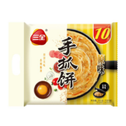 plus会员：三全 原味手抓饼900g 10片*11件+凑单品