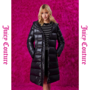 再降价：Juicy Couture 橘滋 长款女式羽绒服 620123FW227AV099