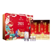 泸州老窖六年窖头曲 浓香型白酒 52度500ml*2瓶 2024龙年礼盒 节日送礼