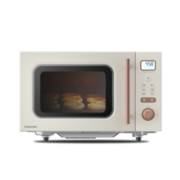 东芝（TOSHIBA） 微波炉 W16 电烤箱 微烤一体机 家用台式变频复古微波炉小型微烤二合一 杏色