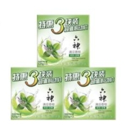 六神 绿茶甘草香皂125g*3 (洗手洗脸皂 肥皂 清凉舒爽)