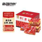 南疆巴朗 枣仁派520g枣夹核桃营养早餐零食小礼盒年货礼品 黑芝麻味