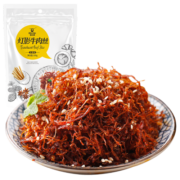科尔沁（KERCHIN） 灯影牛肉丝  内蒙特产 风干牛肉 肉干肉脯 休闲零食 五香味 100g