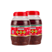 鹃城牌（juanchengpai） 郫县豆瓣酱1200g*2瓶四川家用炒菜专用红油香辣椒酱豆瓣酱调味酱