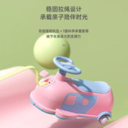 Nuby努比扭扭车儿童1-3-6岁溜溜车宝宝摇摇滑行车妞妞车摇摆车玩具车 黄色