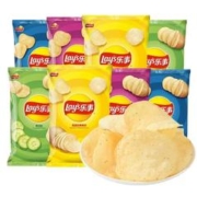 Lay's 乐事 薯片23g/45g组合原味黄瓜好吃的休闲零食品膨化小吃整箱批发