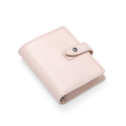 Filofax 英国进口malden樱花粉 真皮活页手帐本笔记本活页本2024年记事本日记本可爱少女 Pocket A7 樱花粉022615
