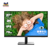 京东百亿补贴：ViewSonic 优派 27英寸 IPS广视角 2K超清 5ms 75hz VA2762-2K-HD