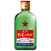 红星二锅头  56度 绿瓶小二 白酒 56度 100mL 1瓶 单支装