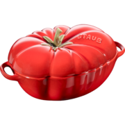 珐宝（staub）陶瓷双耳带盖盅番茄盅樱桃红19cm 甜品汤碗烘焙模具 40511-855