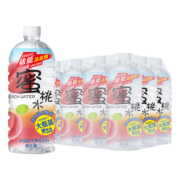 依能  蜜桃水 lL*12瓶 水蜜桃  果味饮料 塑膜装 蜜桃味