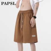 PAPSL 运动短裤男士夏季潮牌潮流青少年裤子休闲五分卫裤篮球裤子