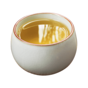 真迹 手绘主人杯汝窑开片品茗杯陶瓷大号品茗杯功夫茶具家用喝茶杯 大罗汉杯-天青