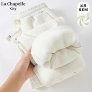 再补券：La Chapelle City 拉夏贝尔 加绒直筒裤女 M 拍2件