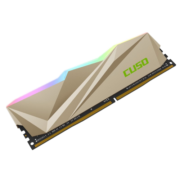 酷兽（CUSO）16GB(8Gx2)套装 DDR4  3600 台式机内存条 剑齿虎系列-金甲 RGB灯条