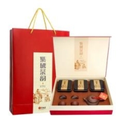 艺福堂 紫砂茶韵 普洱茶礼盒150g（普洱茶50g*3罐+紫砂壶*1个+品茗杯*4个）