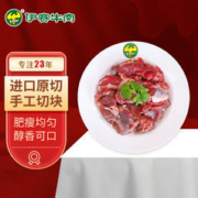 yisai 伊赛 原切牛肉块1kg 生鲜冷冻牛肉 炖煮食材