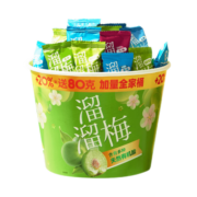 溜溜梅 加量全家桶组合 网红梅子组合话梅西梅雪梅青梅 新加量桶480g
