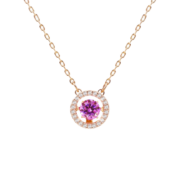 施华洛世奇（SWAROVSKI） 跳动的心项链女 紫色 生日礼物新年礼物送女友 紫色跳动的心5620551