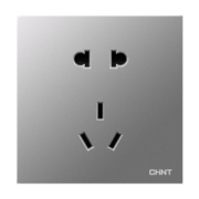 正泰（CHNT） 86型开关插座面板 正五孔