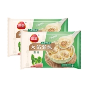 plus会员：三全 上海风味馄饨 菜肉口味 500g*2袋*5件+凑单