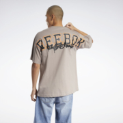 Reebok锐步官方男女款TEE经典时尚印花复古简约圆领短袖T恤 HB9655 A/S