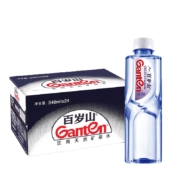Ganten 百岁山 矿泉水348ml*24瓶 饮用天然水 1箱