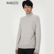 Markless 2023冬季百搭100%羊毛衫套头毛衣男休闲圆领男款针MSB2727M1 -M3 M