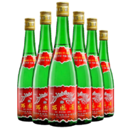 京东百亿补贴：西凤 55度凤香型 高脖绿瓶 陕西版 白酒 55度 500mL 6瓶 光瓶整箱