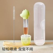 LOCK&LOCK 婴儿滴管式喂液器宝宝防呛喝水器奶嘴式喂药喂水器带收纳盒饮水器