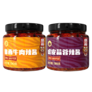 TIGER BANG 虎邦 辣酱 散装鲁西牛肉酱+蒜蓉酱 260g组合*2件