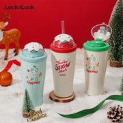 LOCK&LOCK 保温杯 550ML 泡泡圣诞红 LHC3313RED