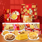 EULONG 元朗 年货礼盒装新年饼干曲奇零食大礼包春节礼品过年送礼走亲戚