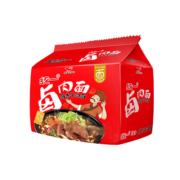 统一 方便面 卤香牛肉面（五合一）107g/包*5 五连包
