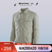 HLA 海澜之家 羽绒服男23新款SPORTSDAY短款翻领外套男冬季 米杏05 180/96A/XL