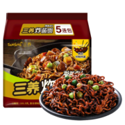 三養（SAMYANG）炸酱面干拌面袋装面速食方便面零食 5连包140g*5韩国进口