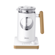 美的（Midea）煮茶器 养生壶迷你电水壶热水壶 304不锈钢烧水壶黑茶煮茶壶茶具 MK-YS06P501