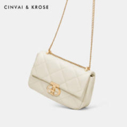 京东PLUS：Cinvai Krose 轻奢包包 A220307B6846 米白色 小号