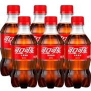 可口可乐 碳酸饮料300ml*6瓶