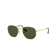 RayBan雷朋男女款眼镜六边形复古潮流开车出行防晒太阳镜0RB3548N 001送爱人