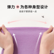 马克华菲女童毛衣冬季加厚保暖舒服中大童冬装2023新款时尚洋气儿童打底衫 纯色香芋紫 110