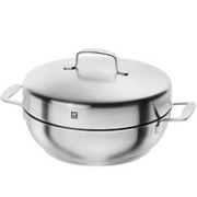 Zwilling 双立人 Plus系列 40999-028 带盖双耳蒸锅28cm 带蒸架