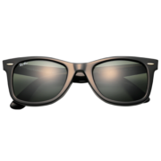 雷朋（RayBan）雷朋太阳镜徒步旅行钓鱼司机方形墨镜显脸小眼镜0RB2140F 901黑色镜框绿色镜片 尺寸54