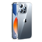 绿联手机套 适用苹果15promax手机壳镜头全包iPhone15透明防摔壳15硅胶保护套气囊防摔壳 15pro【气囊防摔/裸机手感】SGS专业认证