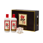 京东百亿补贴：郎牌郎酒  53度 普郎 礼盒装+赠洋河星得斯 红酒 750ml 拉丁之星H800 单支装