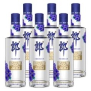 郎酒 顺品郎480蓝款兼香型光瓶白酒 45度 480mL 6瓶