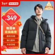 京东京造 男士短款羽绒服 6941592790204 黑色